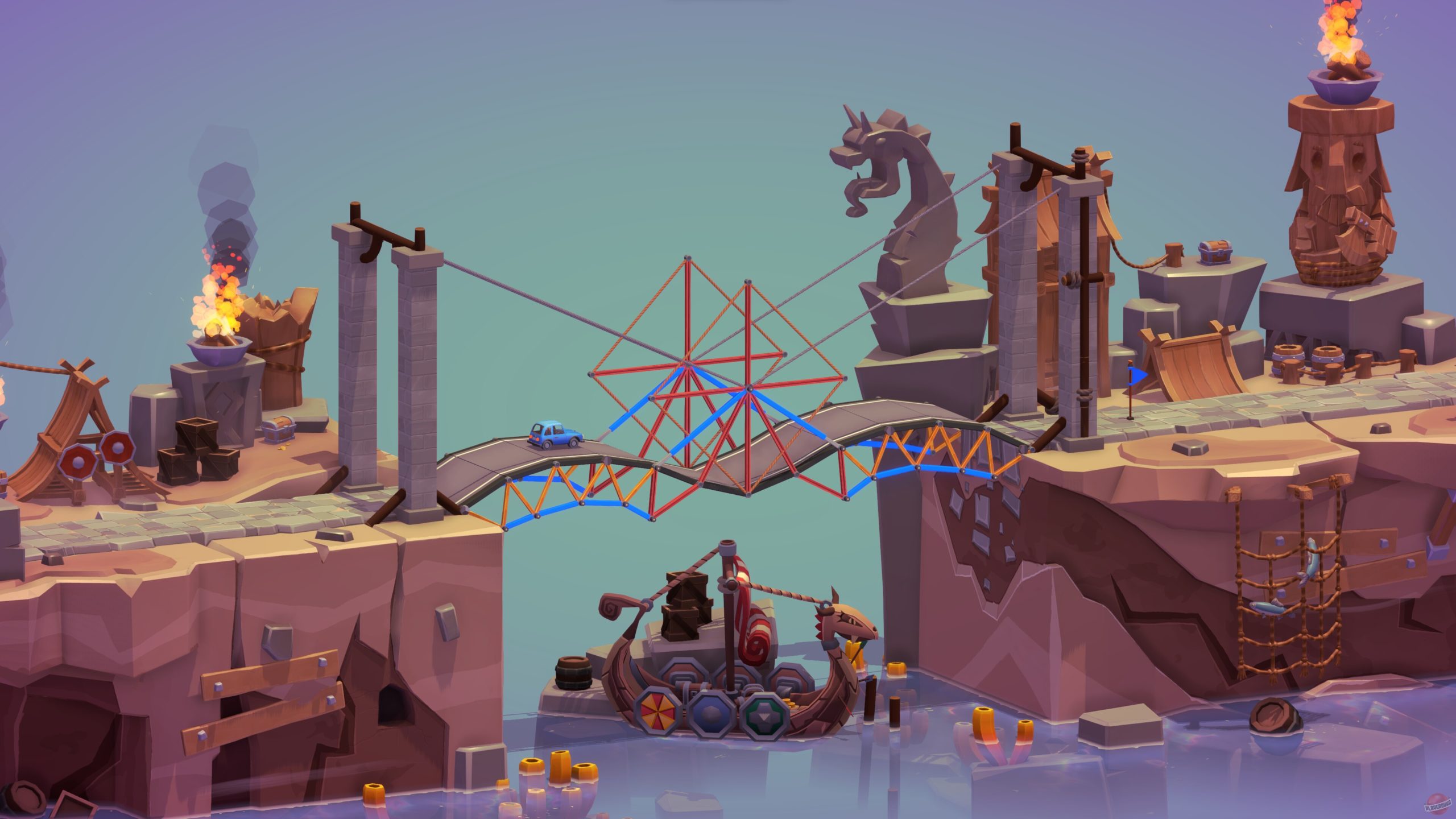 Poly Bridge 3 1.51 МОД (Много Денег и Опыта)