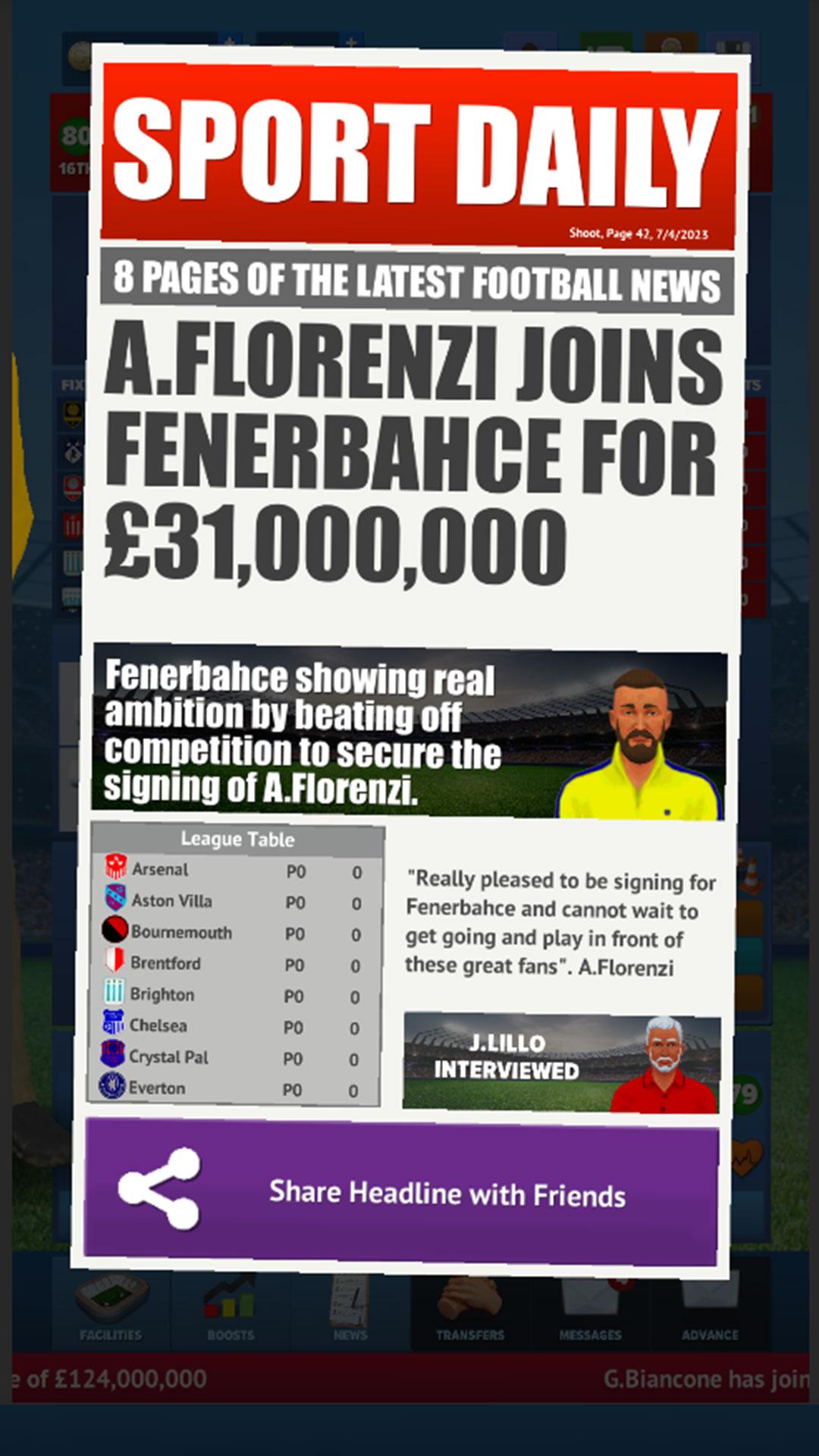 Football Club Management 2024