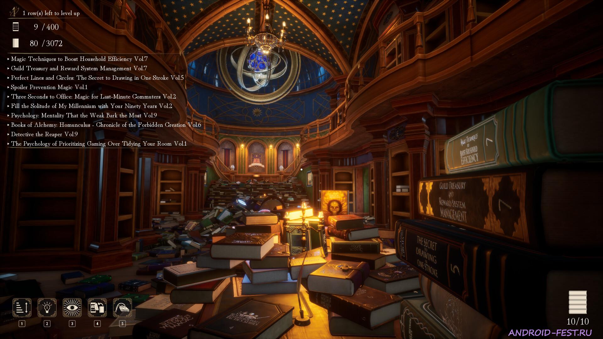 Librarian: Tidy Up the Arcane Library