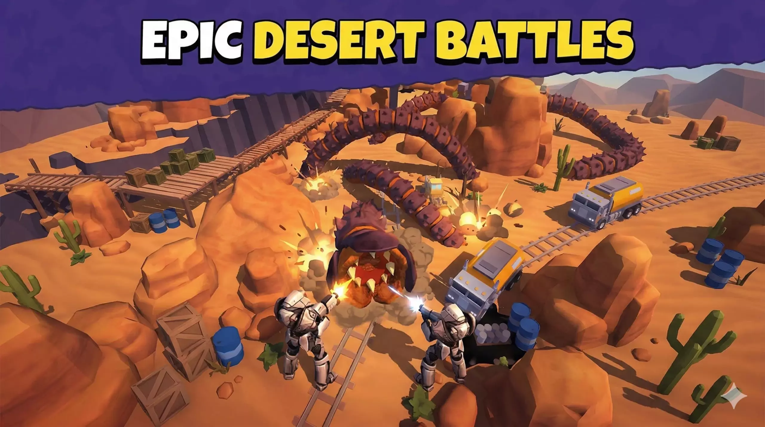 Desert Worm: Idle Survival RPG